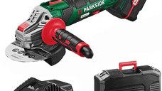 Polizor unghiular Parkside Performance flex 125 mm + baterie 20V-2A + incarcator