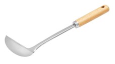 Polonic inox cu maner din lemn, AMBITION Natural