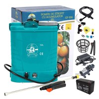 Pompa de stropit cu acumulator Micul Fermier 12 L, 12 V, 2.3 MPA, Complet accesorizata - 4