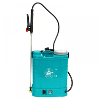 Pompa de stropit cu acumulator Micul Fermier 12 L, 12 V, 2.3 MPA + Lance extensibila 2.8 m + Ochelari protectie - 1