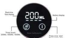 Pompa Electrica de Apa MRG M015 , cu Adaptor Sticla 2L -5L, Afisaj LCD,USB