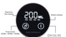 Pompa Electrica de Apa MRG M015 , cu Adaptor Sticla 2L -5L, Afisaj LCD,USB