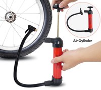 Pompa manuala aer si transfer lichide, cu 2 furtune de 130cm si capte incluse, umflare roti bicicleta, mingi, barci - 6