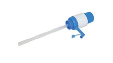 Pompa manuala  pentru bidon apa, 2.5 L - 10 L, albastru-alb
