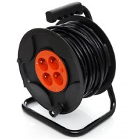 Prelungitor pe rola cu tambur, Kraft&Dele, 25m, 3x2.5 mm, kd4017 - 4