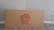 Premergator pliabil Go Kart cu jucarie muzicala si maner de impins, verde