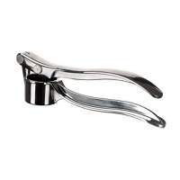 Presa de usturoi, metalic, 15.5 cm, argintiu - 4
