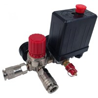 Presostat compresor aer + supape 20A 230V 3-10 bari VERKE V81202 - 2