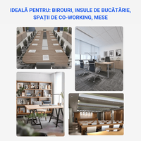 Priza Incorporabila in mobilier, ATOMKIT, 2 Prize Schuko, USB-A+C ,Intrare HDMI, Intrare retea, Cablu 1.8m, Negru - 7