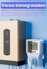 Priza inteligenta si Controller smart temperatura si consum energie ATORCH S1BWT, WiFi, Bluetooth - 1