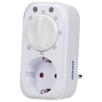 Priza programabila mecanic ORNO OR-PRE-445GS, Schuko, 3680 W, 16A, IP20, senzor crepuscular, 4 moduri de lucru, alb - 3