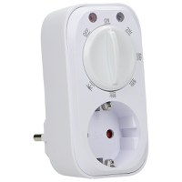 Priza programabila mecanic ORNO OR-PRE-445GS, Schuko, 3680 W, 16A, IP20, senzor crepuscular, 4 moduri de lucru, alb - 4