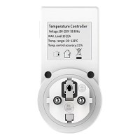 Priza Programabila Techstar® , Digital Timer, 240V, 10A, Timp/Temperatura, Termostat, Senzor Temperatura, Pentru sera - 8