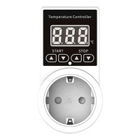 Priza Programabila Techstar® , Digital Timer, 240V, 10A, Timp/Temperatura, Termostat, Senzor Temperatura, Pentru sera - 1