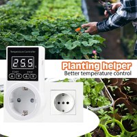 Priza Programabila Techstar® , Digital Timer, 240V, 10A, Timp/Temperatura, Termostat, Senzor Temperatura, Pentru sera - 6