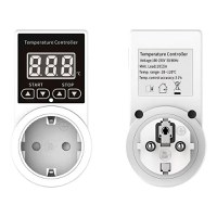 Priza Programabila Techstar® , Digital Timer, 240V, 10A, Timp/Temperatura, Termostat, Senzor Temperatura, Pentru sera - 5
