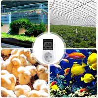 Priza Programabila Techstar® , Digital Timer, 240V, 10A, Timp/Temperatura, Termostat, Senzor Temperatura, Pentru sera - 11