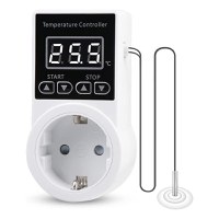 Priza Programabila Techstar® , Digital Timer, 240V, 10A, Timp/Temperatura, Termostat, Senzor Temperatura, Pentru sera - 7