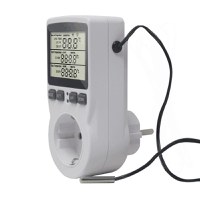 Priza Programabila Techstar® KT3100, Digital Timer, Priza Intrerupator, 230V, 16A, Programabila Timp/Temperatura - 2