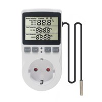 Priza Programabila Techstar® KT3100, Digital Timer, Priza Intrerupator, 230V, 16A, Programabila Timp/Temperatura - 1