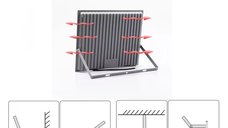 Proiector cu LED-uri de 200W, 20000LM, pentru exterior sau interior, IP66, din sticla mata anti-orbire