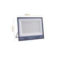 Proiector cu LED-uri de 400W, 40000LM, pentru exterior sau interior, IP66, din sticla mata anti-orbire - 7