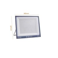 Proiector cu LED-uri de 500W, 50000LM, pentru exterior sau interior, IP66, din sticla mata anti-orbire - 8