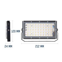 Proiector Dreptunghiular Camping MRG M897, 12v , 50w, Led SMD - 3