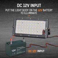 Proiector Dreptunghiular Camping MRG M897, 12v , 50w, Led SMD - 2