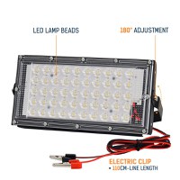 Proiector Dreptunghiular Camping MRG M897, 12v , 50w, Led SMD - 7