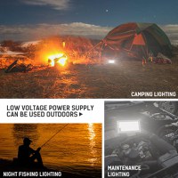 Proiector Dreptunghiular Camping MRG M897, 12v , 50w, Led SMD - 1