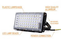 Proiector Dreptunghiular MRG M836, 220v , 50w, Led SMD - 5