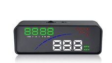 Proiector informatii de bord pe parbriz, Head Up Display Techstar® OBD II, P 9, display 3,6 inch, viteza vehiculului