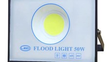 Proiector Led De Exterior COB Techstar® LY-TGD-001, 50W, 8000 lm, Lumina Rece 6000-6500K, Corp Aluminiu, Suport