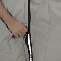 Puf de gradina, Hanah Home, poliester impermeabil, fume, 60x117x50 cm - 4