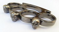 Pumnal tip box, rozeta model craniu argintiu - 3