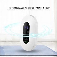 Purificator de aer cu ozon, GlowforHome, 5W,130mg/h,30 mp, 4 moduri functionare, LCD, alimentare 220V, alb - 8