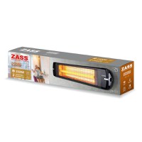 Radiator de perete cu infrarosu ZASS ZIH 01, negru - 2