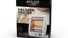 Radiator electric cu halogen AD 7709, 2 trepte putere, 400-800W