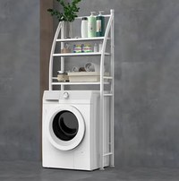 Raft depozitare peste masina de spalat, 3 polite - 7