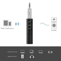 Receptor Techstar® Bluetooth Audio Jack 3.5mm Wireless Auto Clip On BT2 - 13