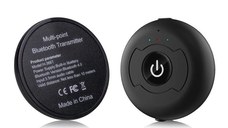 Receptor Transmitator Bluetooth Techstar® Mini T2, Bluetooth 5.0, Conectiune Multipoint, AUX 3.5mm, Alimentare