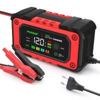 Redresor Auto Digital FOXSUR 12V 7A cu Ecran LED, Incarcare Baterii Auto si Moto 4Ah-140Ah, Functie de Reparatie prin - 5