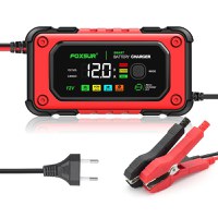Redresor Auto Digital FOXSUR 12V 7A cu Ecran LED, Incarcare Baterii Auto si Moto 4Ah-140Ah, Functie de Reparatie prin - 4