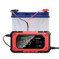 Redresor Auto Digital FOXSUR 12V 7A cu Ecran LED, Incarcare Baterii Auto si Moto 4Ah-140Ah, Functie de Reparatie prin - 2