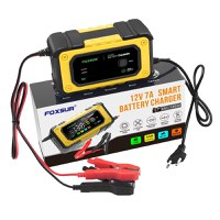 Redresor Auto Digital FOXSUR 12V 7A cu Ecran LED, Incarcare Baterii Auto si Moto 4Ah-140Ah, Functie de Reparatie prin - 3