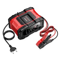 Redresor Auto Digital Foxsur FPT-200, Incarcator Automat 12V/24V 20A pentru Baterii 6Ah-300Ah, Ecran LCD - 5