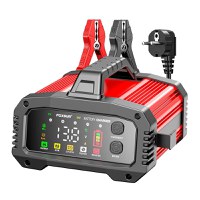Redresor Incarcator Inteligent Baterii Auto Foxsur® FPT-250, compatibil AGM, GEL, EFB, LifFePO4, 25A, 12V/24V potrivit - 8