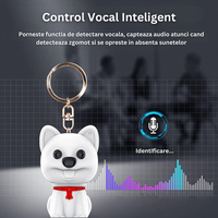 Reportofon ascuns in breloc, 16GB, activare vocala, MP3, GL-16 - 3