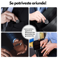 Reportofon magnetic cu microfon ascuns, activare vocala, MP3 Player, 128GB, negru - ZH007 - 7